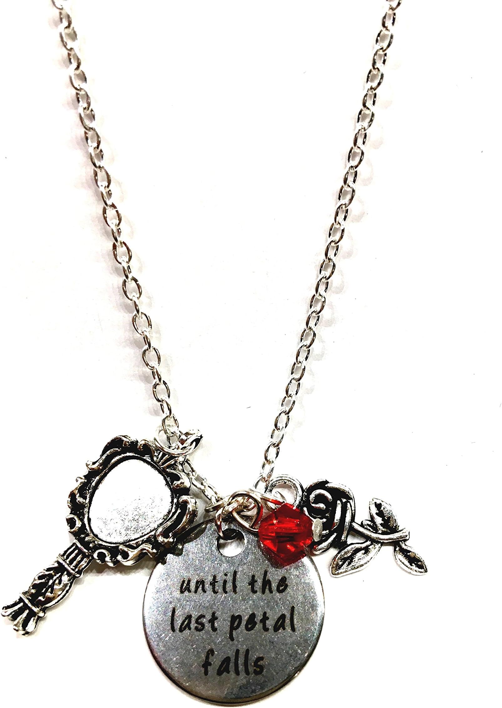 Beauty and The Beast Until The Last Petal Falls Necklace