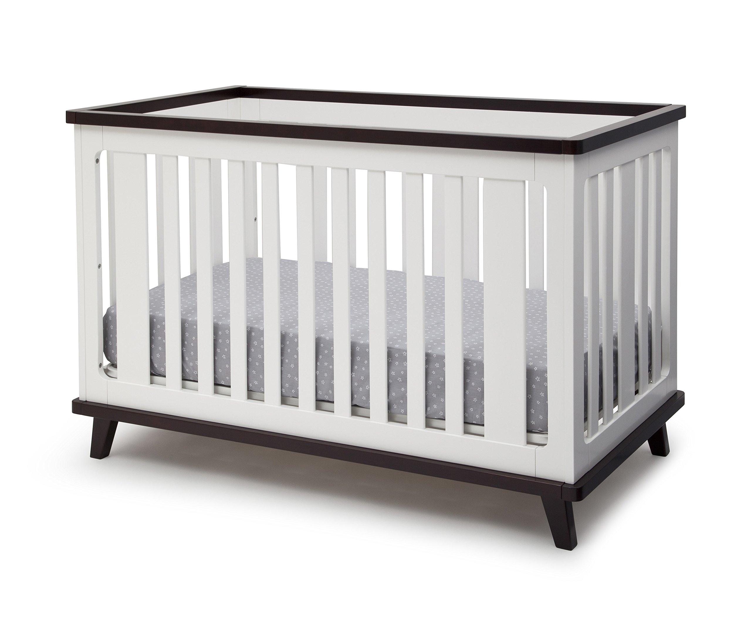 Delta Children Ava 3 Drawer Dresser Changing Top, Black