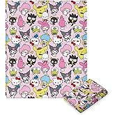 Northwest Hello Kitty Silk Touch Throw Blanket, 50" x 70", Rainbow Magic