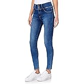 WallFlower Women's Sassy Skinny High-Rise Insta Soft Juniors Jeans (Standard and Plus)