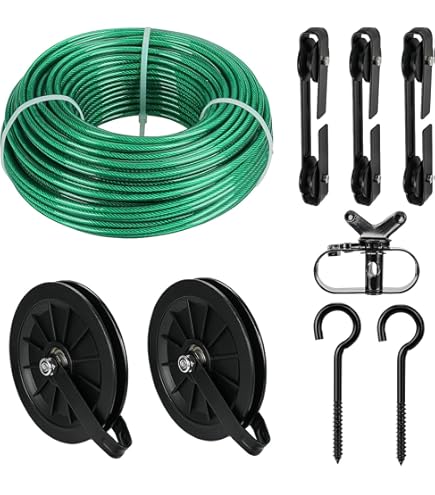thumbnail image 2 of Cast Iron Single Plate Pulley – Upright Wire Rope Pulley For Awning Or Washing Line 2 of 2