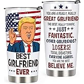 AREOK Best Girlfriend Valentines Day Gift for Girlfriend Her - Anniversary Birthday Gifts for Her Romantic, Valentines Day Tumbler Cups, 20 OZ Stainless Steel Insulated Travel Coffee Tumbler Cup