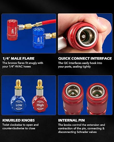 thumbnail image 2 of AC Refill R1234YF To R134a Quick Connect Low Port Converter – – Keep Your Cool… Enjoy The Ride 2 of 12