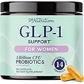 GLP-1 Support for Women | Nutritional Support with Probiotics, Berberine, Cinnamon & More | GLP 1 Supplement for Healthy GLP1 Activity, Digestive Health & Metabolic Balance | Non-GMO | 60 Ct.