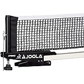 JOOLA Premium Avanti Table Tennis Net and Post Set - Portable and Easy Setup Ping Pong Screw On Clamp Net