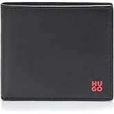 HUGO, Tibby Leather Wallet, black gloss, PCE.