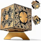 Hellraiser Puzzle Box, Lament Configuration with Base, Detachable Deformation Puzzle Box Replica, Halloween Cosplay Movie Props for Fans(Standard Version)
