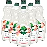 Seventh Generation Dish Soap Liquid Summer Orchard Scent, 19 fl oz, Pack of 6