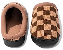 UBFEN Mens Slippers for Indoor Bedroom Memory Foam