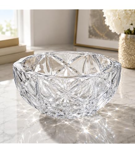 Amazon.com: Bohemia Collection Decorative Crystal Fruit Bowl