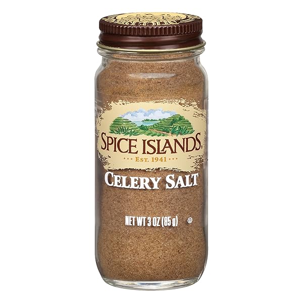 SPICE ISLANDS CELERY SALT, 3 OUNCE