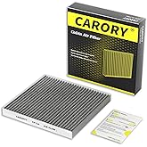 CARORY Cabin Air Filter w/Activated Carbon for Honda Accord 2003&ndash;2022, Civic 2006&ndash;2015, CR-V 2007&ndash;2016, Odyssey 2005&ndash;2017, Pilot 2009&ndash;2022, Ridgeline 2006&ndash;2025, Acura MDX 2007&ndash;2020, and More, CF134