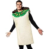 ReneeCho Adult Burrito Costume Halloween Funny Food Costumes Mexican Food Mascot Men Women