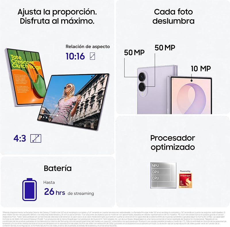 Galaxy Z Fold8, 512 GB, Telemóvel, Branco — foto 4 de 8