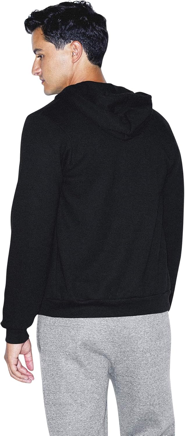 American Apparel Men's Flex Fleece Long Sleeve Zip Hoodie, F497 at  Men’s Clothing store