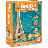 MindWare KEVA Models Monuments - 154 Wooden Building Planks &amp; Step-by-Step Instructions to Build Iconic World Landmarks