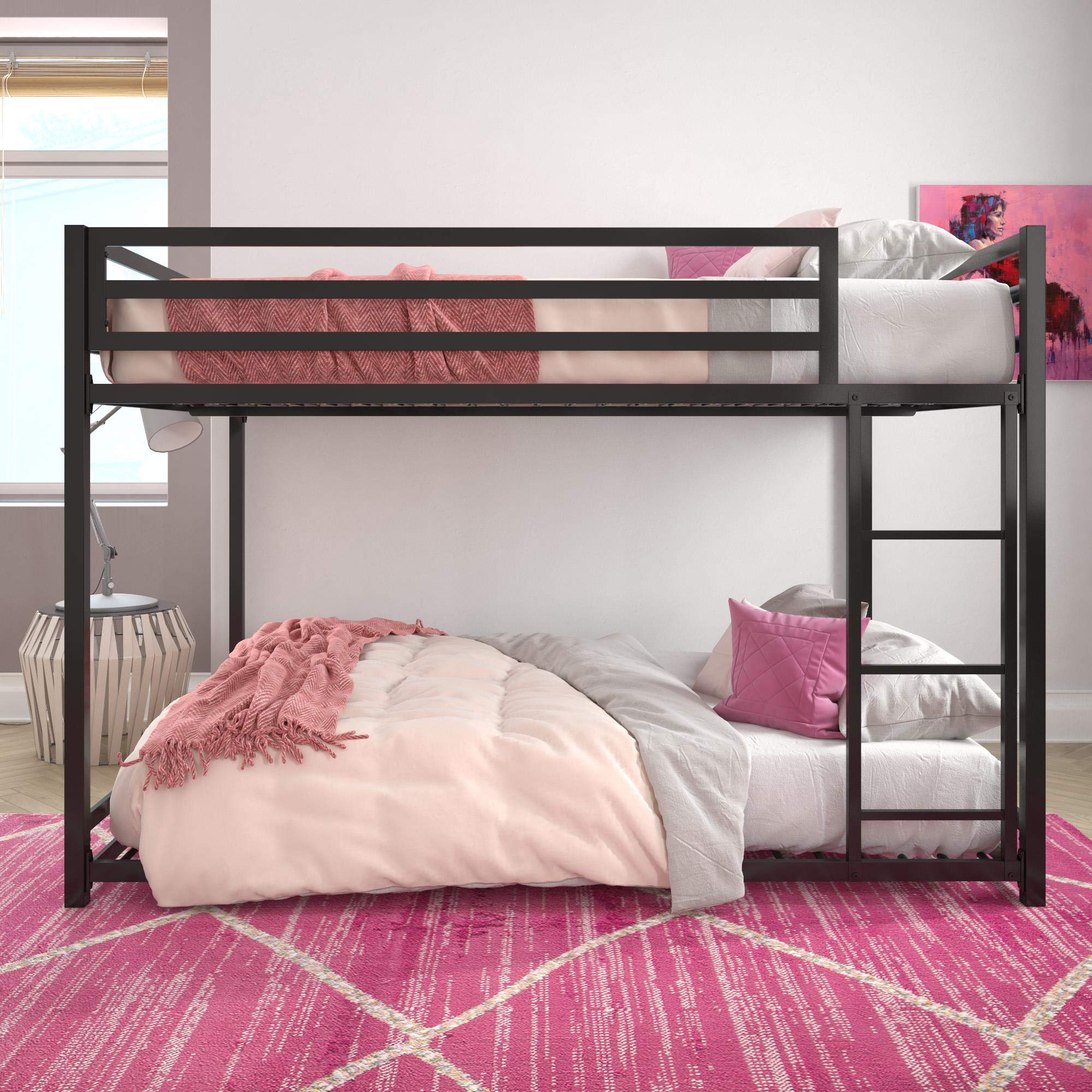 DHP Miles Metal Bunk Bed, Black, Full Buy Online in UAE. Furniture Products in the UAE See