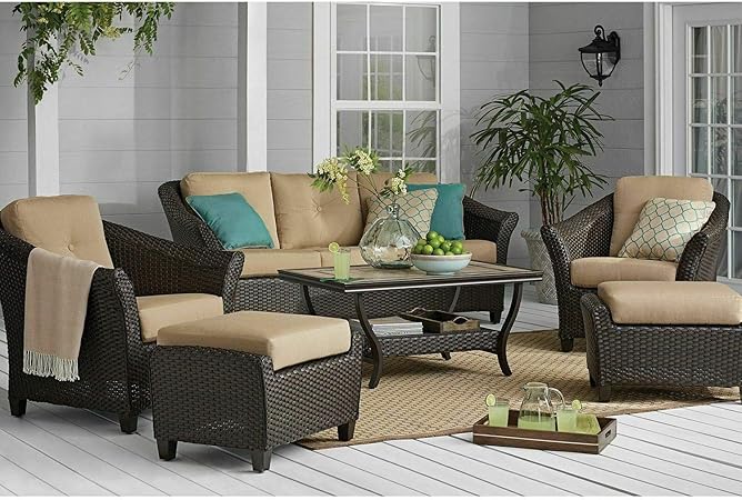 Amazon.com: Member's Mark Agio Toronto 6-Piece Patio Deep Seating Set