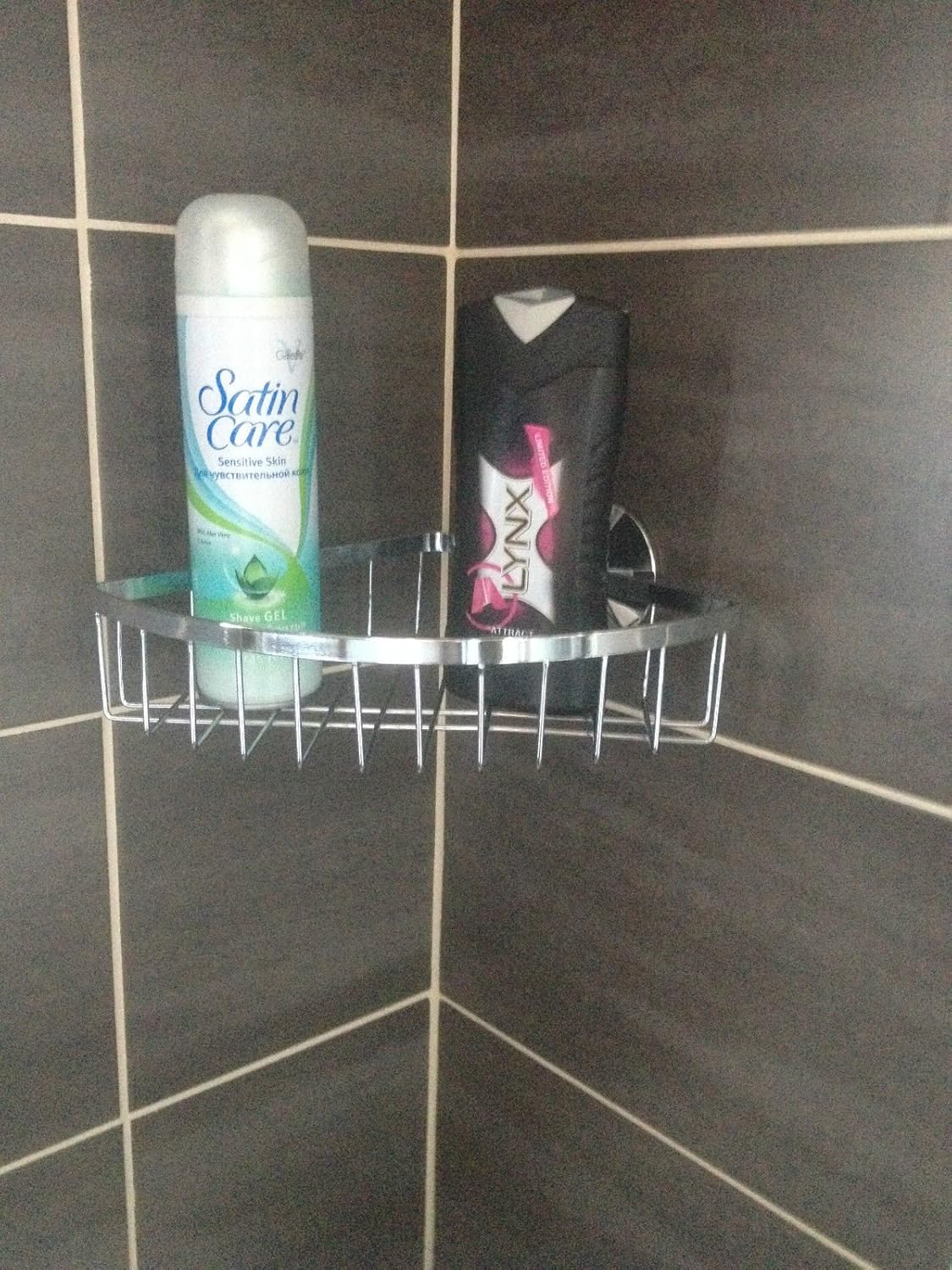 Generic Chrom Badezimmer Dusche Eckregal Korb Caddy: Amazon.de: Elektronik