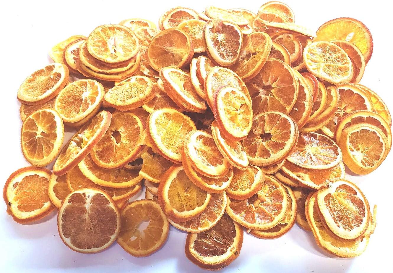 AM Trader Large 1LB Bag of Dried Orange Slices Perfect