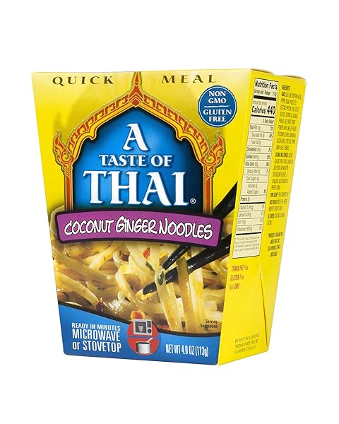 A TASTE OF THAI COCONUT GINGER NOODLES |HEAT...