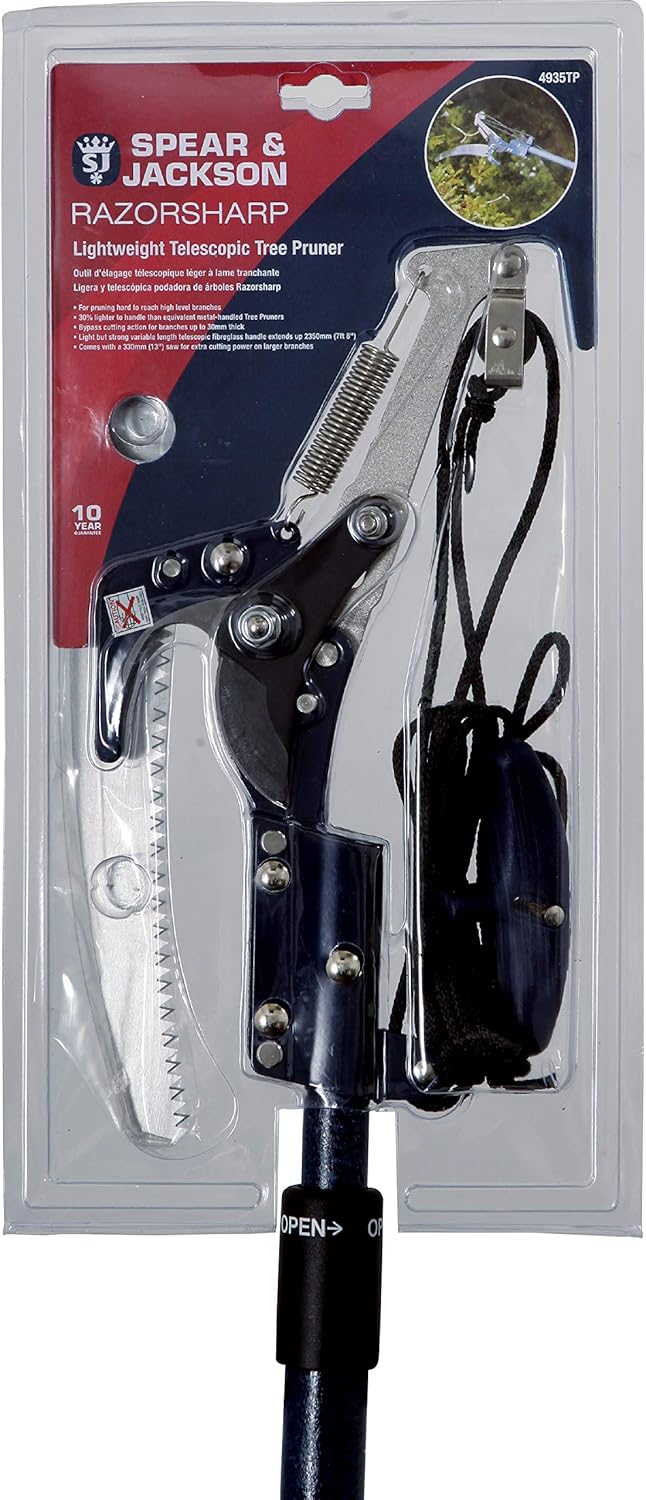 Spear & Jackson Razorsharp Lightweight Telescopic Tree Pruner Amazon