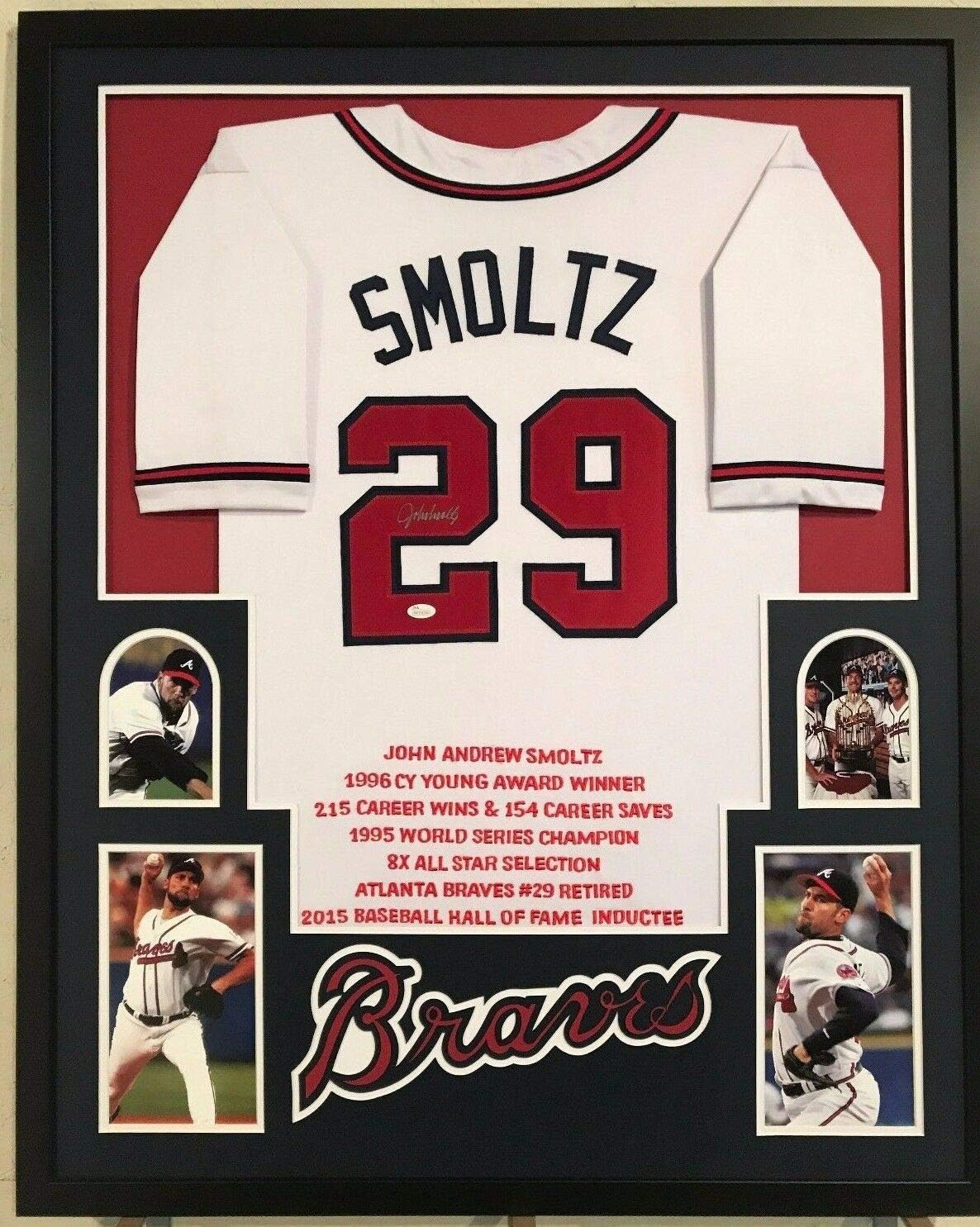 john smoltz signed jersey