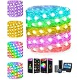 Nobent Smart WiFi Fairy Lights - 16Ft Christmas String Lights Work with Alexa Google Home Voice App Control 20 Modes RGB Color Changing Led Twinkle Light for Bedroom Parties Wedding Tree Wall Decor