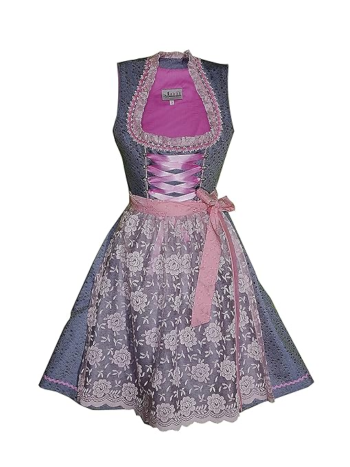 2 TLG. Midi Dirndl aus Exklusiver Kollektion von Lukas inkl. schürze-18099