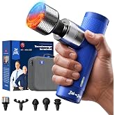 BOB AND BRAD A7 Pro Massage Gun, Heat &amp; Cold, 11mm Deep Tissue Percussion | Portable Quiet Handheld Massage Gun for Back Pain and Muscle Recovery, FSA-HSA Eligible, with Carrying Case