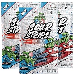 Sour Strips Flavored Sour Candy Strips, Deliciously