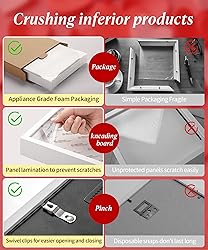 MUXIUNT 8×8 Shadow Box Picture Frame Display Cases