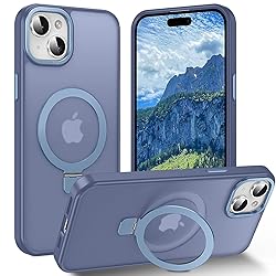 Lufanbis Magnetic for iPhone 15 Case with Ring