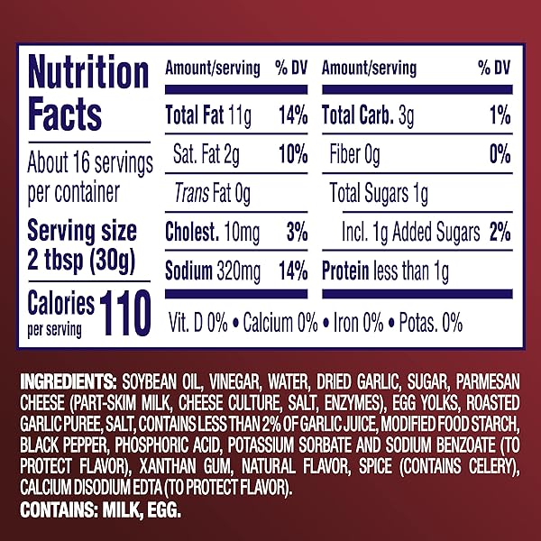 KRAFT DELUXE ROBUST GARLIC AND PARMESAN SALAD DRESSING (16 OZ BOTTLE)