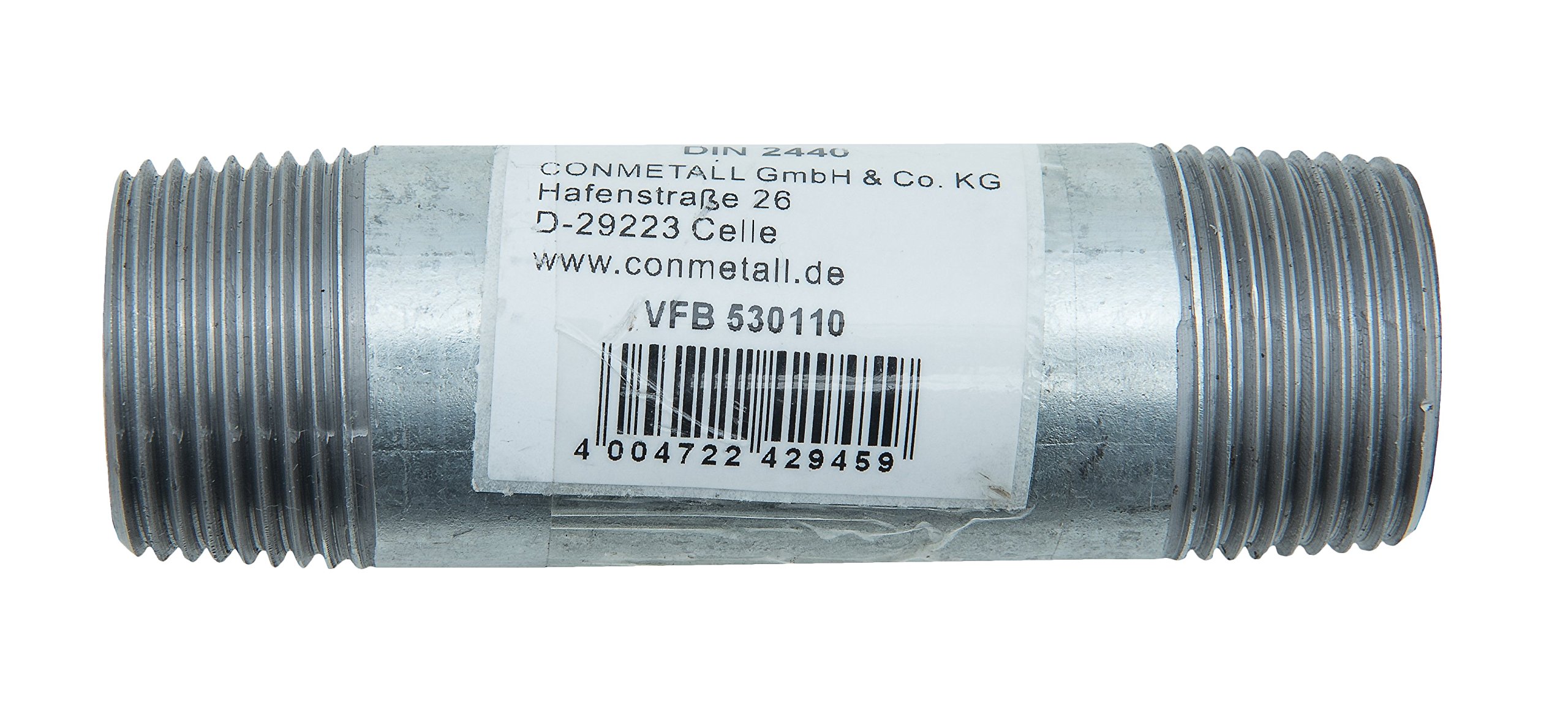 Pipe Nipples zinc Coated 1"x100mm