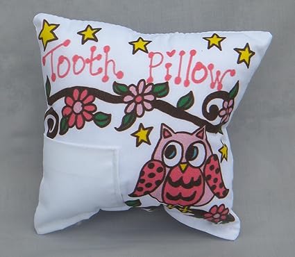 Amazon Com Owl Tooth Fairy Pillow With Tooth Fairy Dust Baby