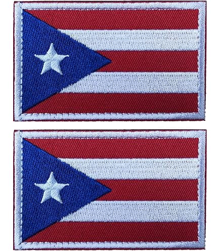 EmbTao Algerian Flag Patch - Iron On Or Sew On, 3.4x2.2 Inch Embroidered Morale Applique For Jackets, Bags, DIY