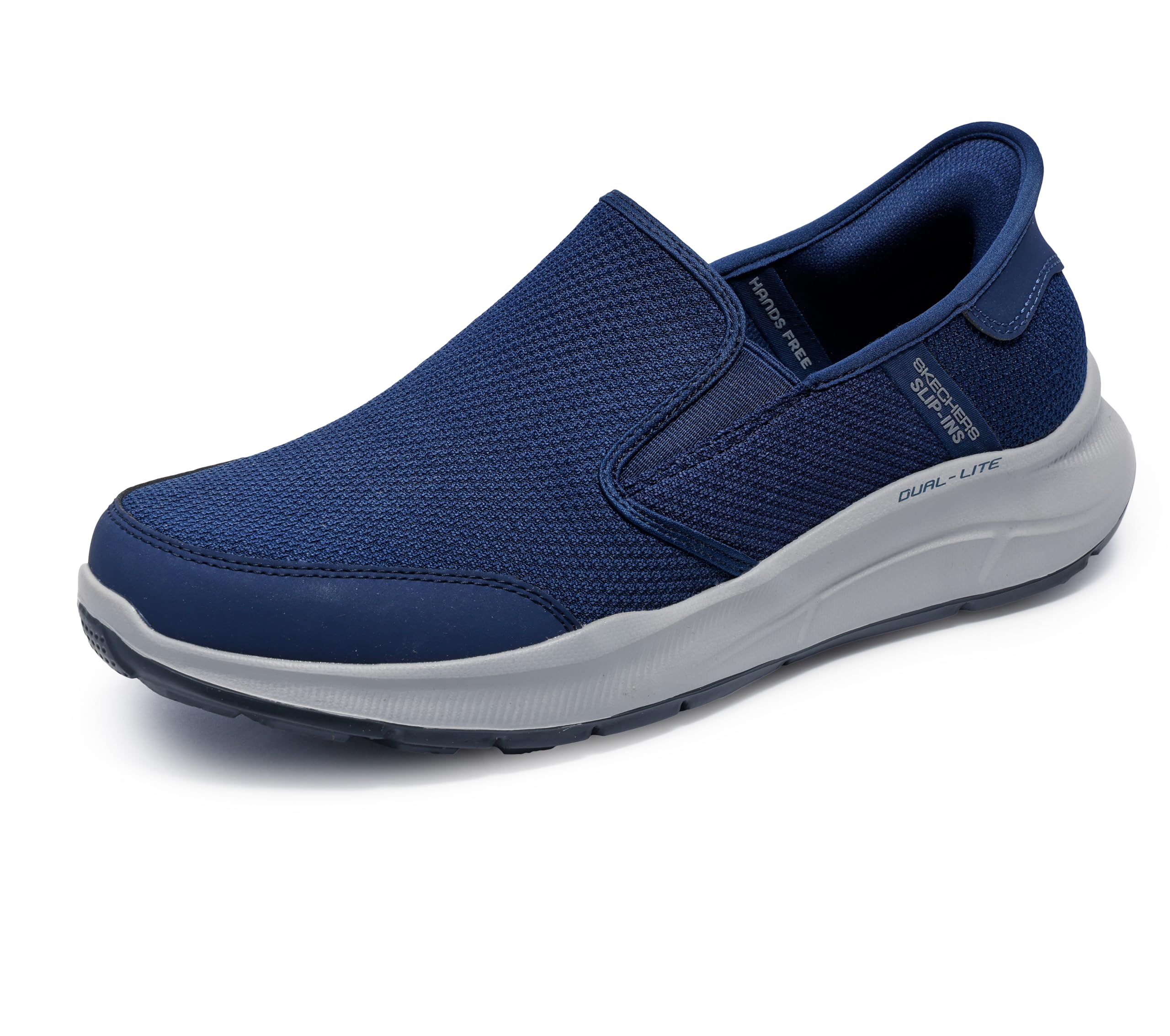Skechers Men's Equalizer 5.0 Drayze Hands Free Slip-in Sneaker,Navy,8.5 Wide Image