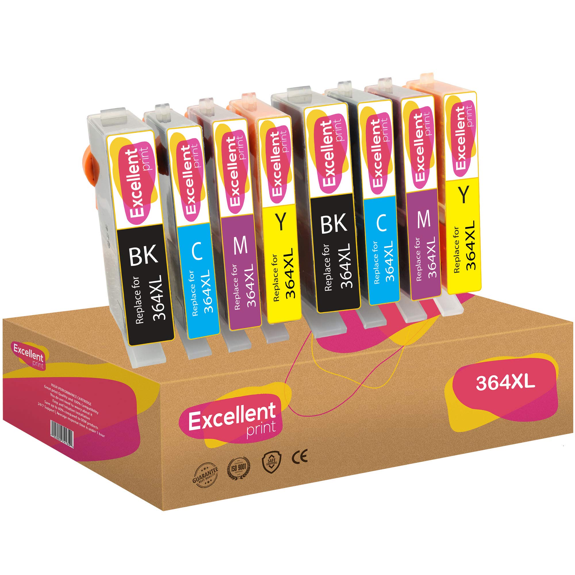 Excellent Print 364XL 364 XL Compatible Ink Cartridges for HP Photosmart 5515 6520 5524 3520