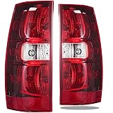 2PCS Taillights Assembly With Bulbs and Harness For