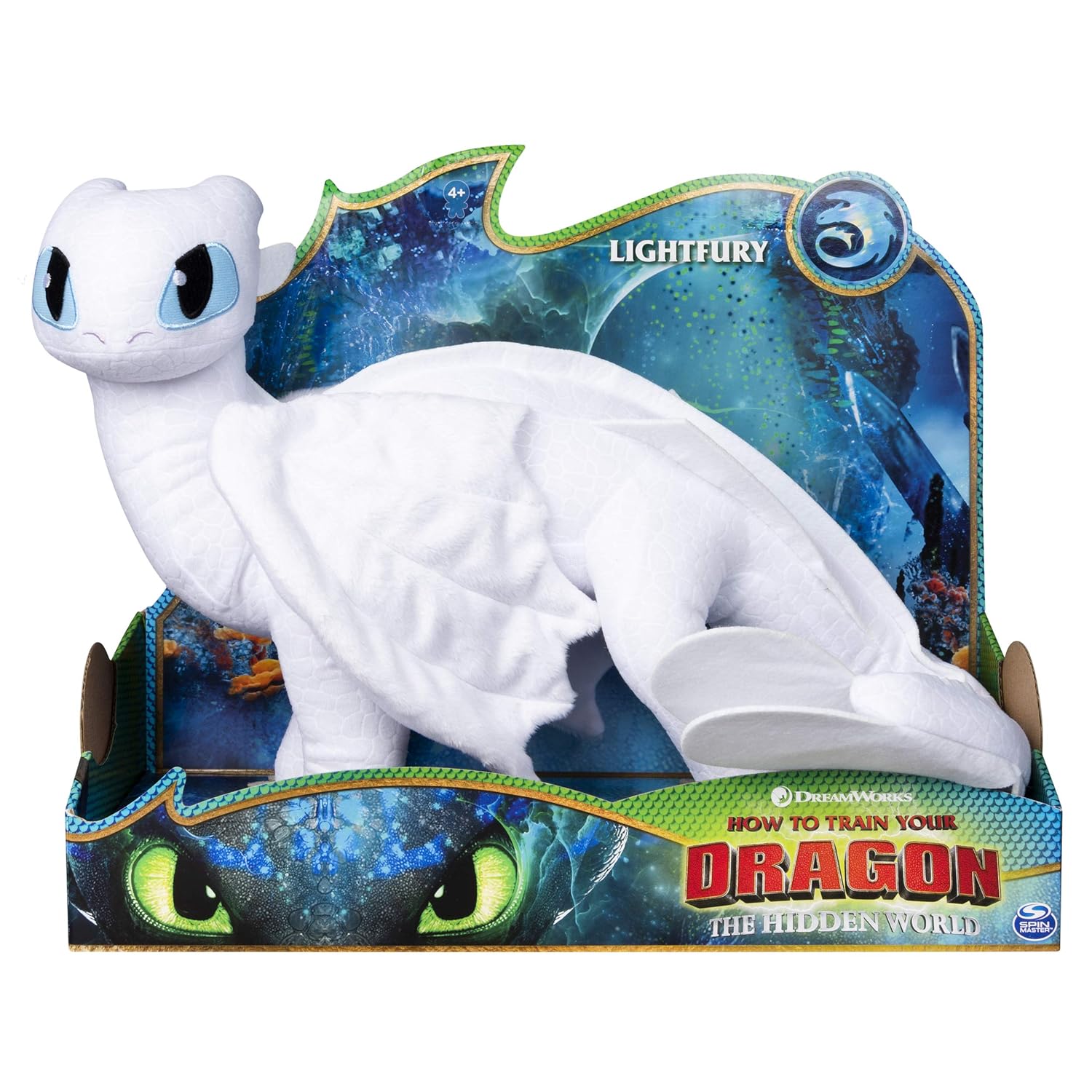 Buy How to Train Your Dragon Toy Light Fury 14inch Deluxe Plush, Toys