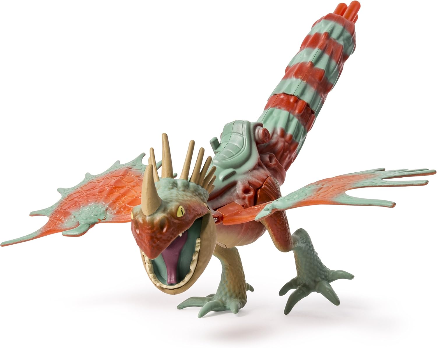 Amazon Com Dreamworks Dragons Figura De Dragon De Accion Nadder Tail Twist Spike Attack Toys Games