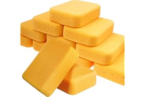 12 Pack Large Sponges for Cleaning, Thick All Purpose Sponge for Kitchen Bathroom Scrubber Tiles Grout Sponge, Car Wash Spong