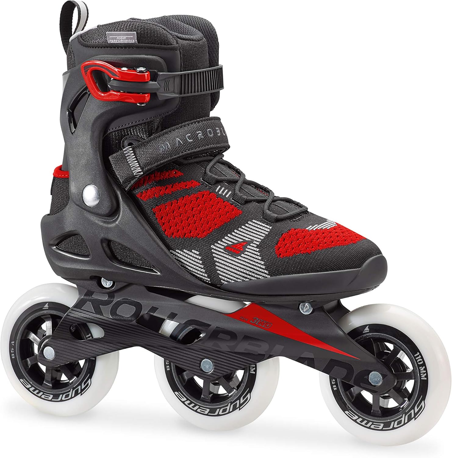 Roller En Ligne Ou 4 Roues 07846500 741 Homme Rollerblade macroblade 110 3 WD Inline Fitness Skate