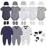 Ruliby New Born Baby Clothes and Newborn Boy Girl Essentials Accessories Layette Set