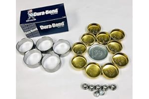 IE PARTS GROUP Brass freeze plugs and Camshaft bearings compatible with 1970-80 Small Block Chevy 400