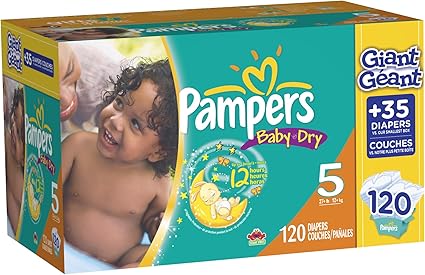 amazon pampers baby dry size 5