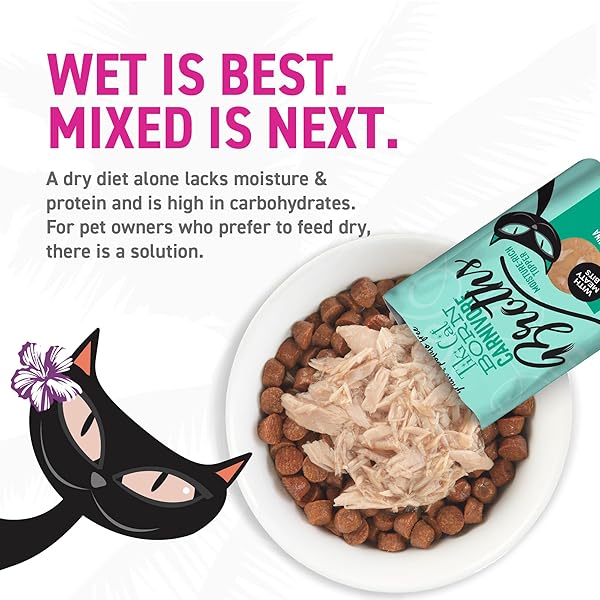 TIKI CAT BORN CARNIVORE BROTHS, TUNA RECIPE, HYDRATION AND FLAVOR SUPPLEMENT CAT FOOD TOPPER, 1.3 OZ. POUCH (PACK OF 12)
