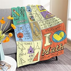 Love You So Math Blanket Flannel Throw Lightweight