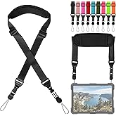 Padded iPad Binocular Camera Shoulder Strap, Nylon Neck Lanyard Strap | for Tablet Case Crossbody Laptop Luggage Bag